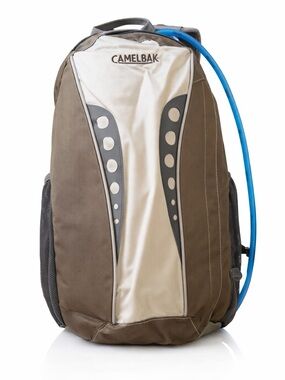 CamelBak Day Star Hydration Backpack w/ Reservoir Hiking Cycling Pack Brown/Tan
